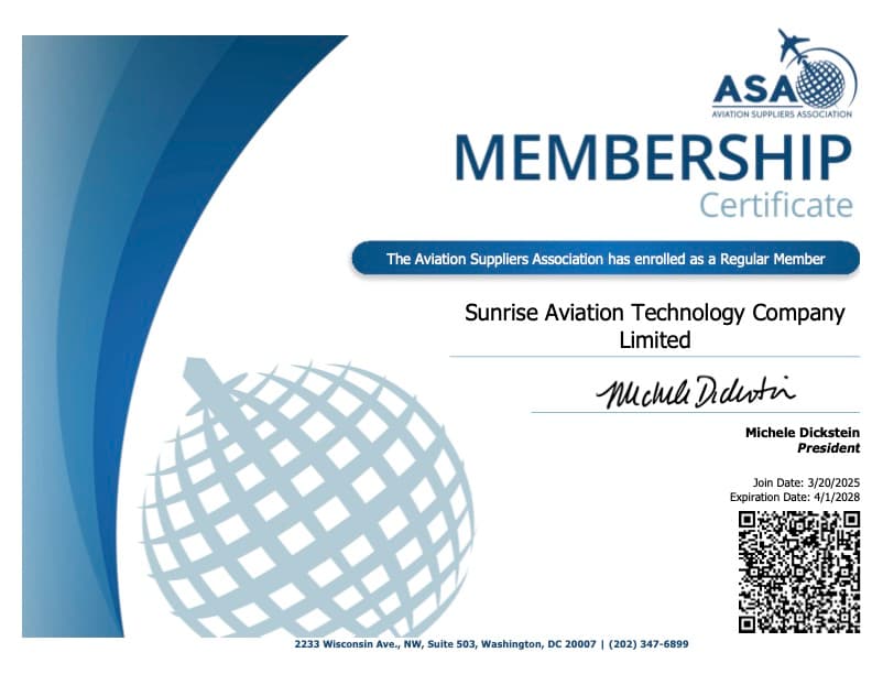 ASA Membership Certificate