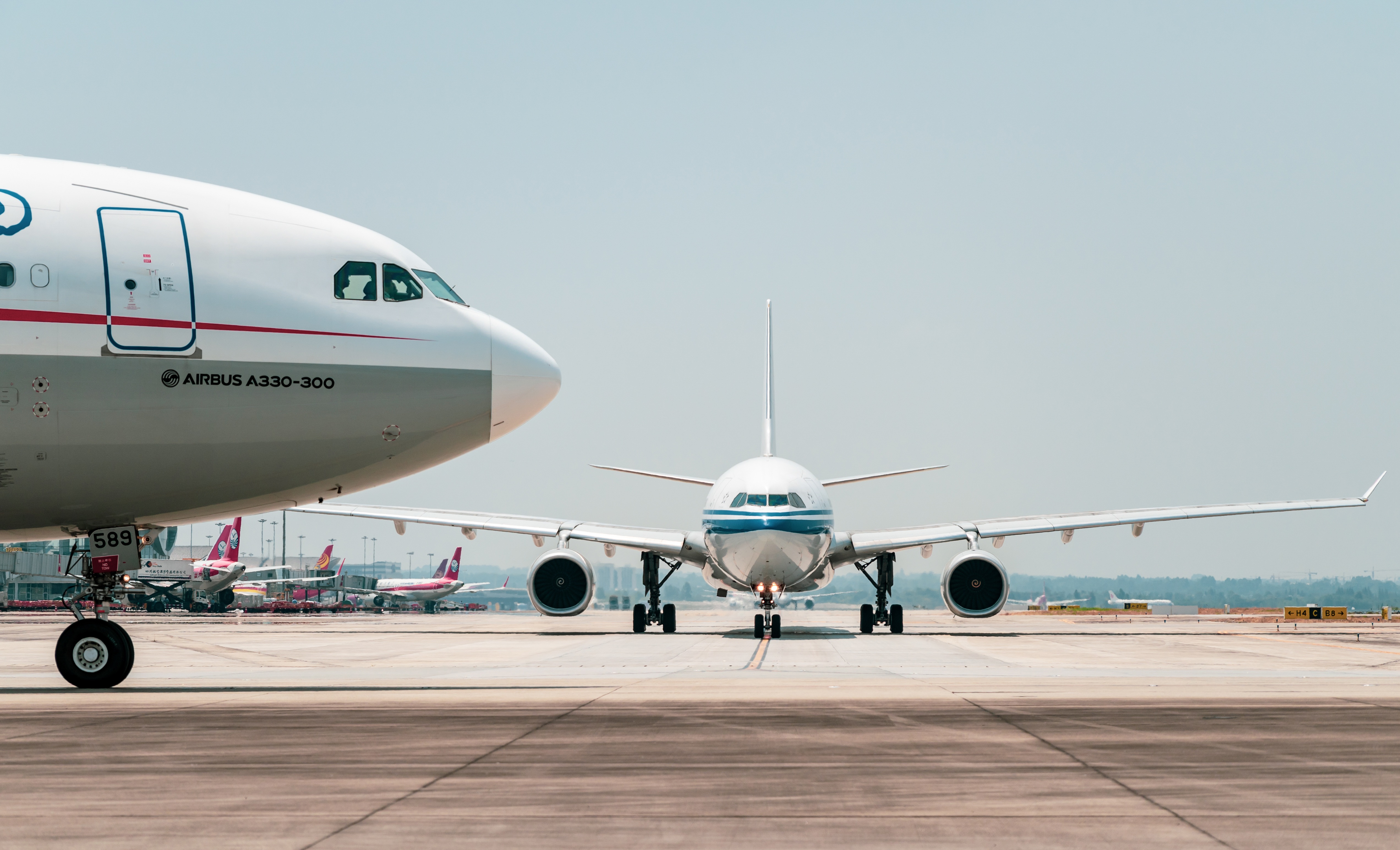 Aircraft in flight